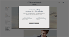 Desktop Screenshot of officinegenerale.com